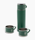 Termos boca s dvije šolje zelene boje.