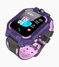 Pametni sat za djecu s gpso opcijom ljubičaste boje.